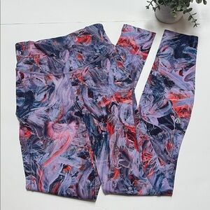 Lululemon Base Pace High Rise Running Tight 28” Brushed Nulux Atmospheric Size 2